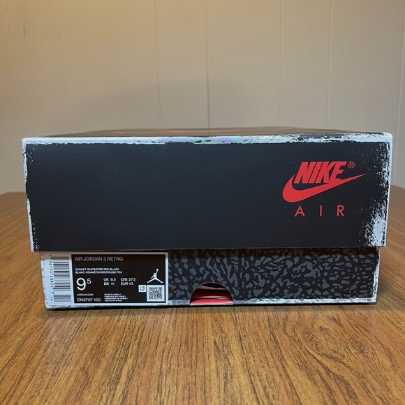 Jordan 3 Cement ‘Reimagined’ DS Size 9.5 Brand New from JD Sports - Picture 5 of 5